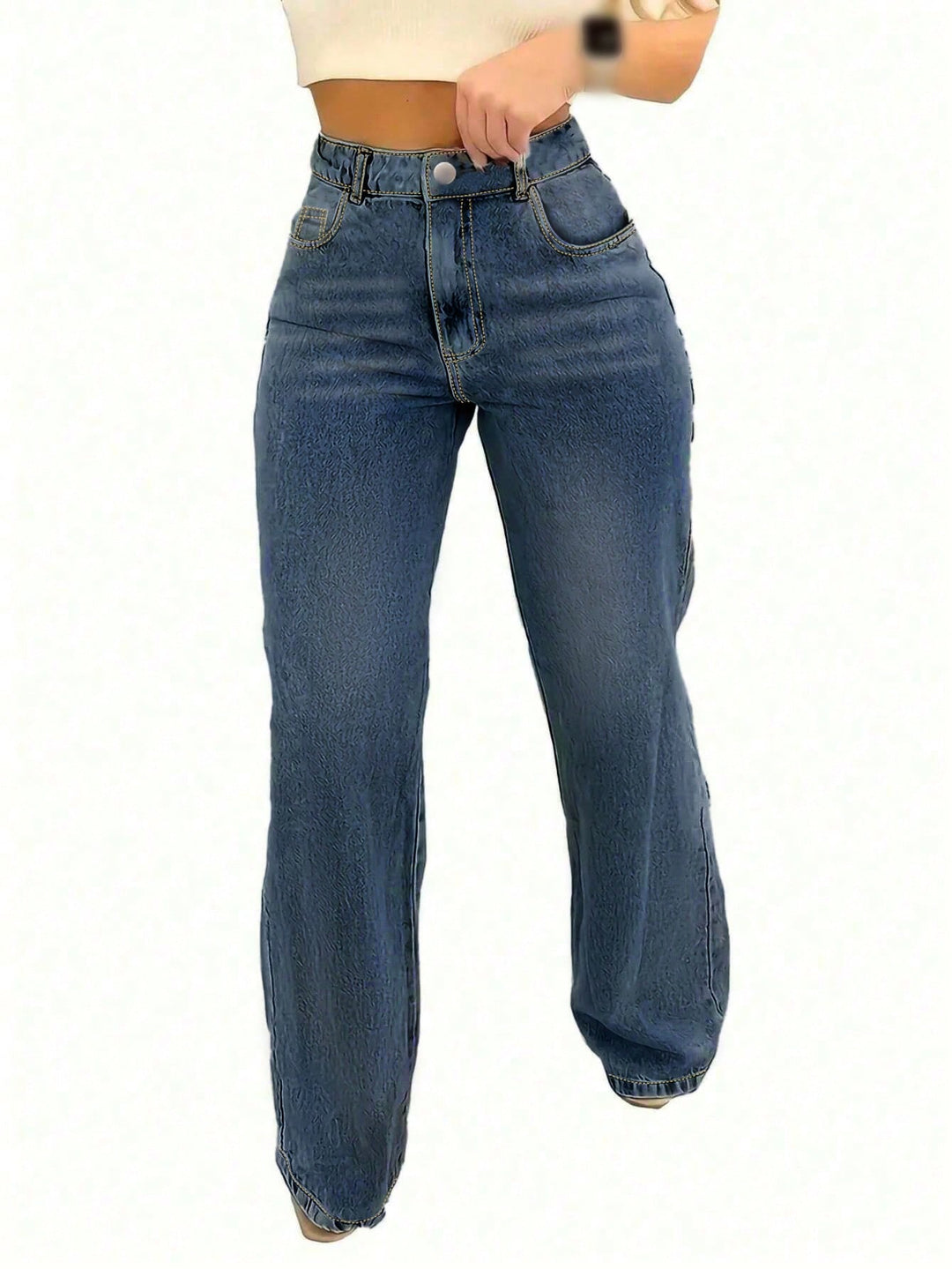 Jeans SHEIN, albastru