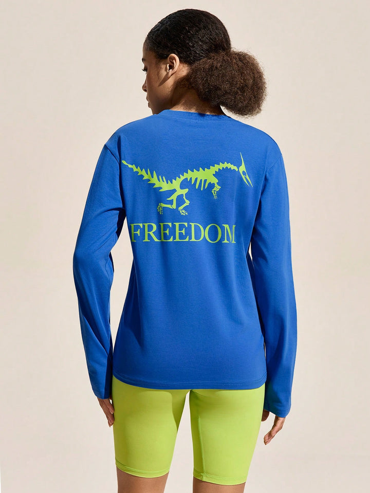 Tricou tricotat SHEIN, albastru