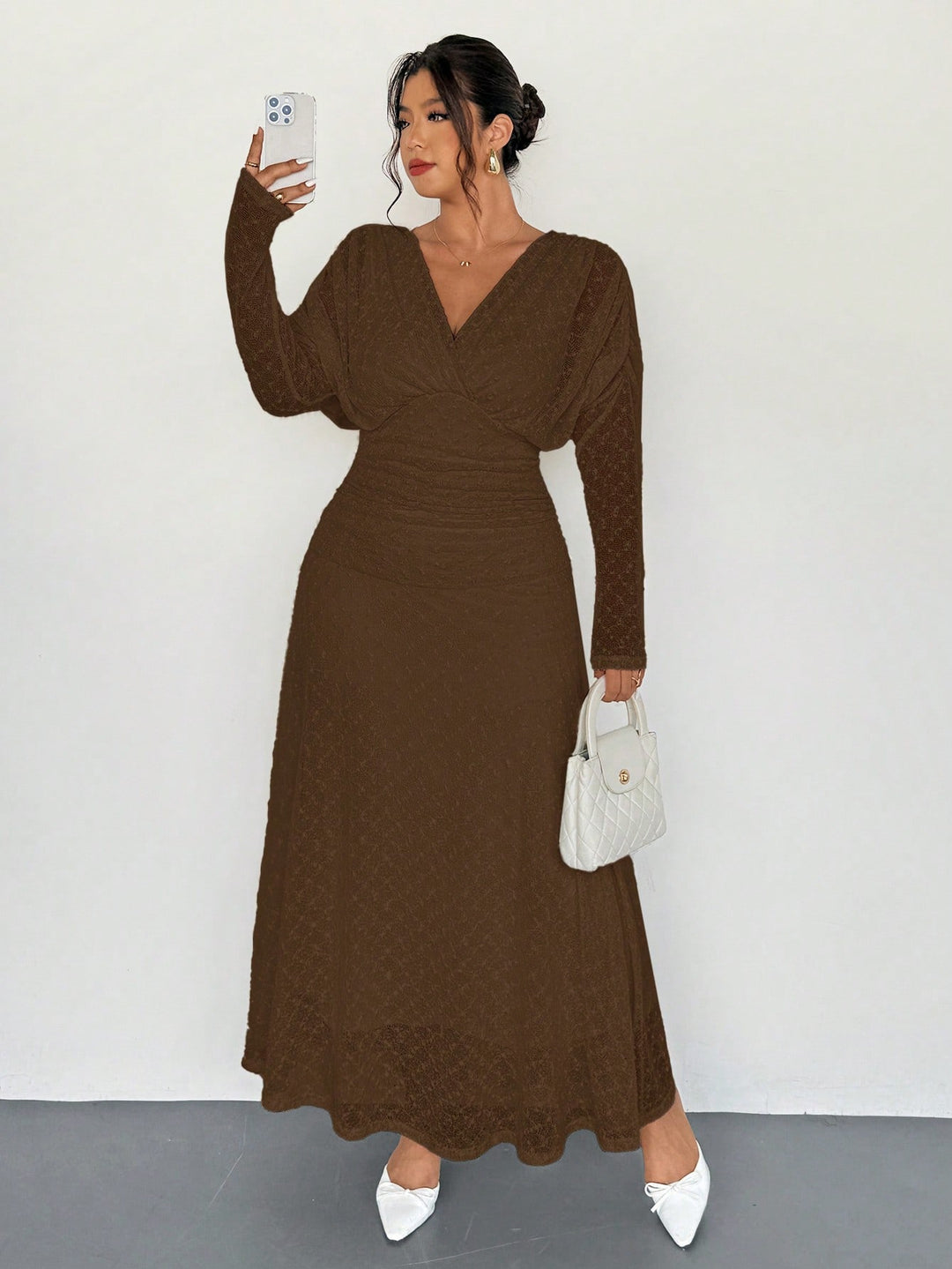 Rochie SHEIN, maro