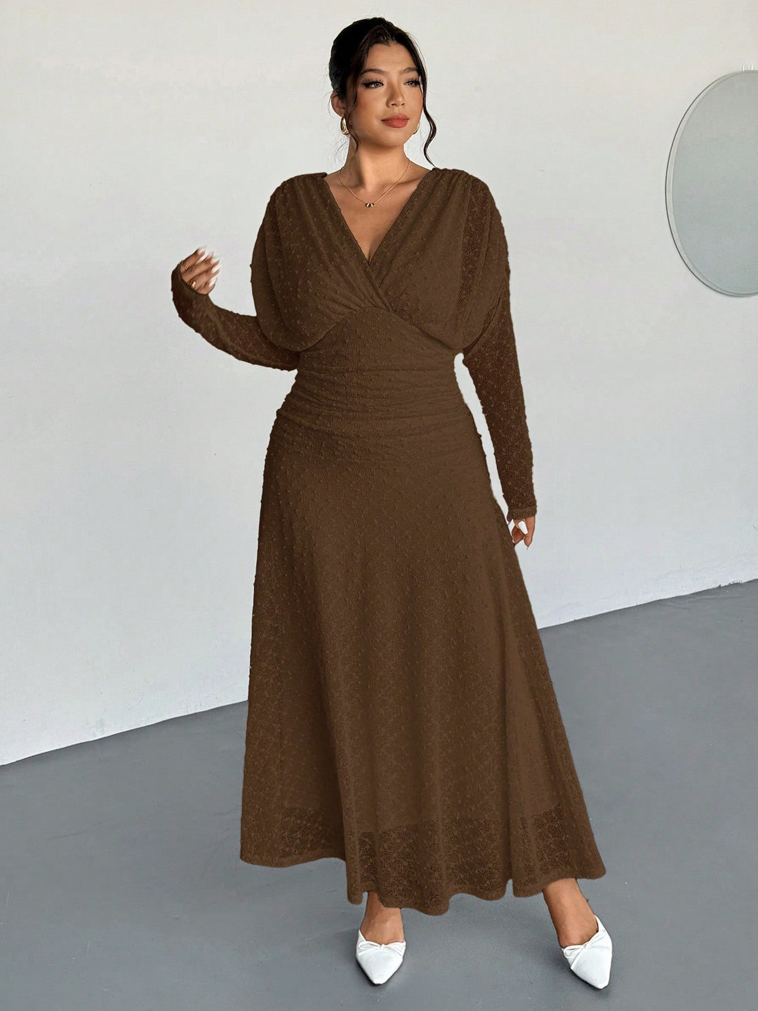Rochie SHEIN, maro