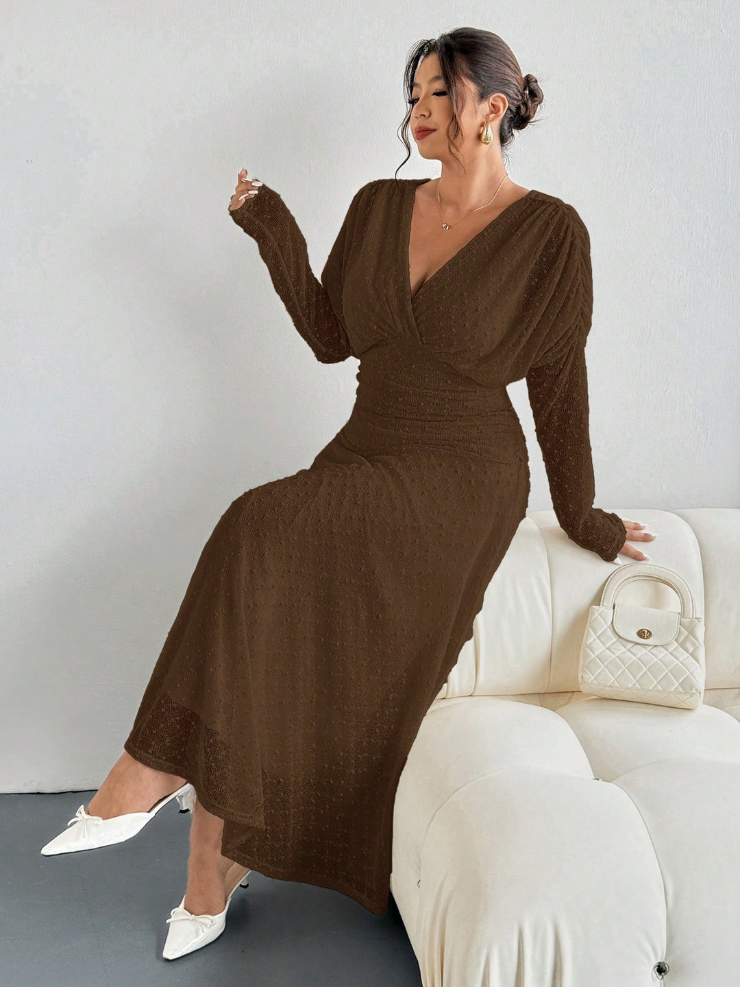 Rochie SHEIN, maro