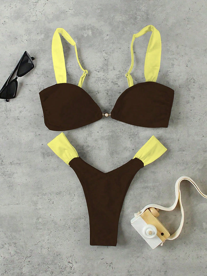 Set bikini SHEIN, maro