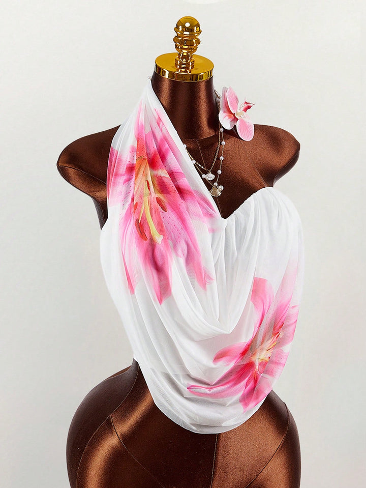 Top SHEIN, alb