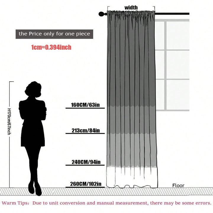 Perdele SHEIN, alb