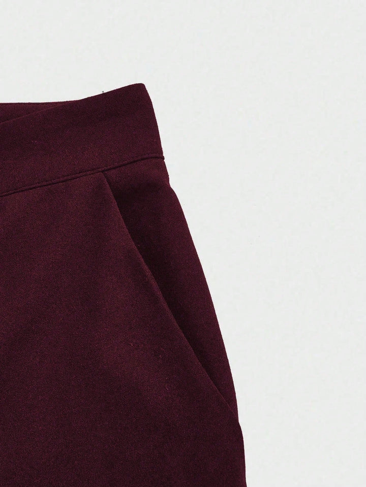 Pantaloni SHEIN, vișiniu