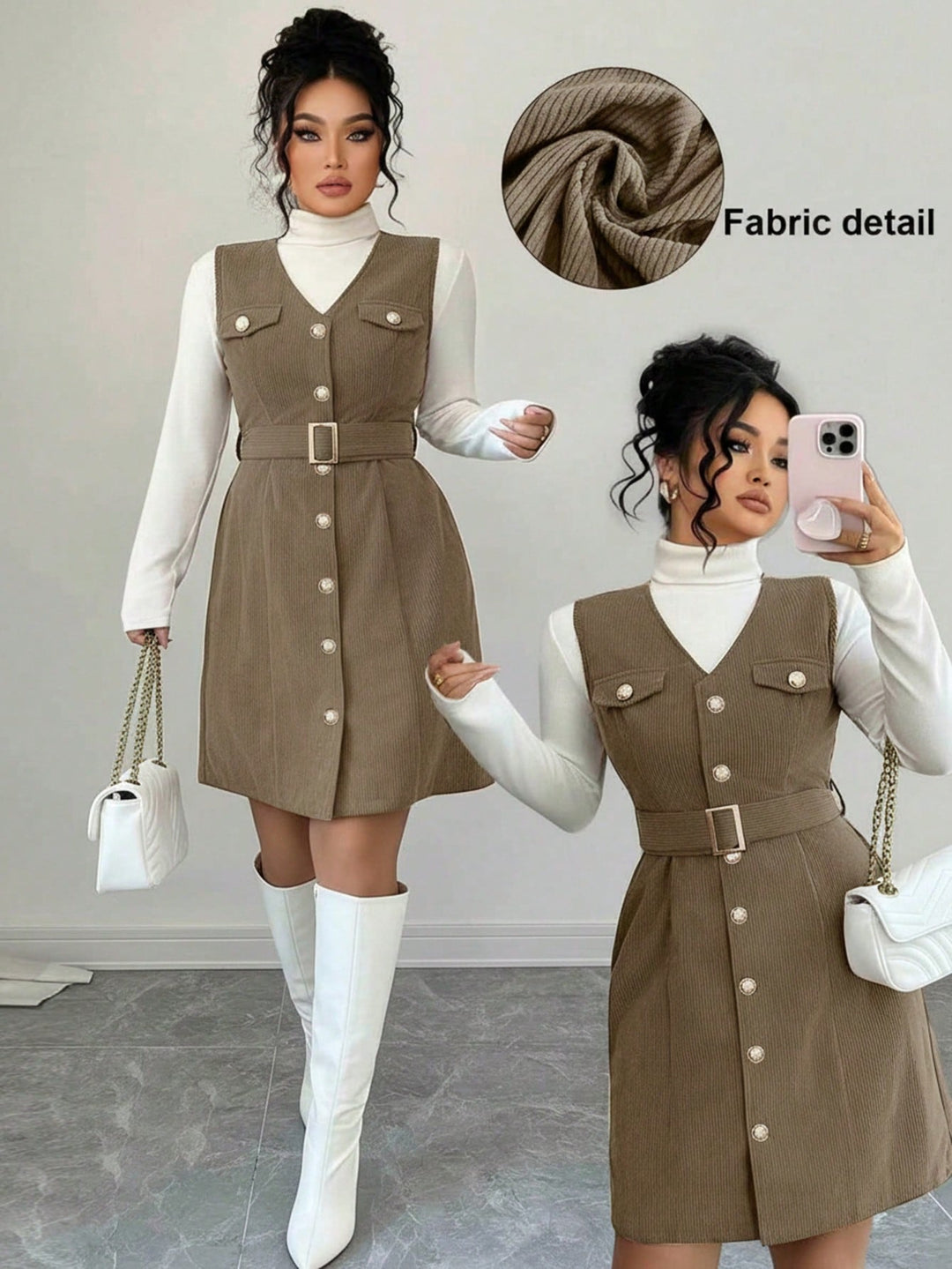Rochie SHEIN, maro
