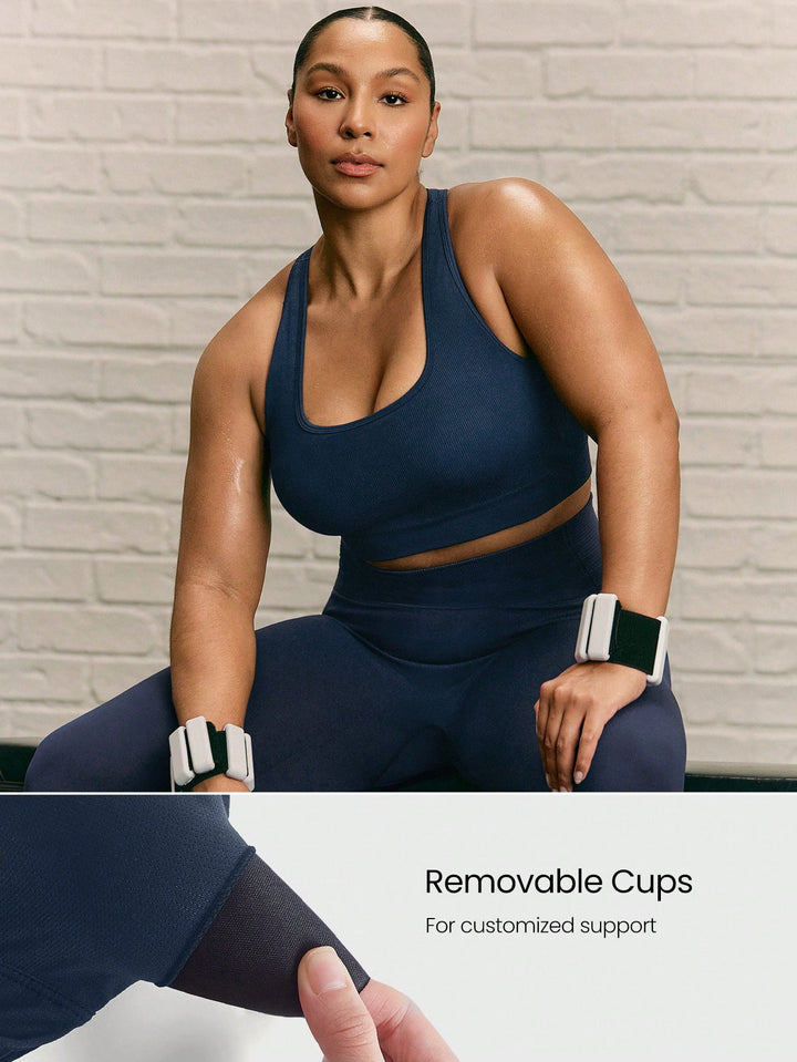 SHEIN sportmelltartó, kék
