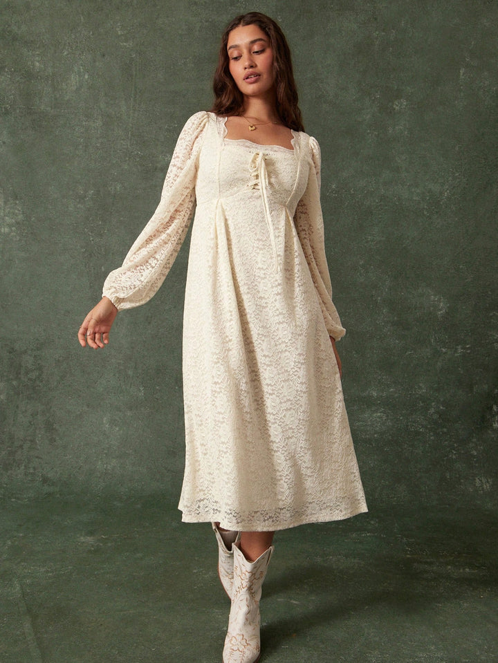Rochie maxi SHEIN, bej