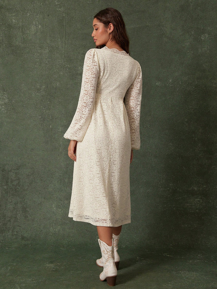 Rochie maxi SHEIN, bej