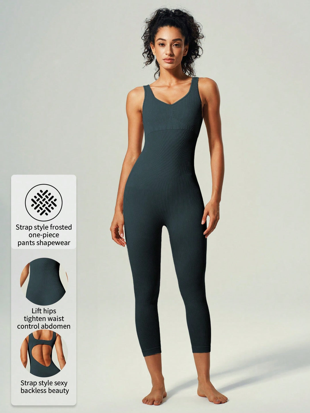 SHEIN overall, fekete