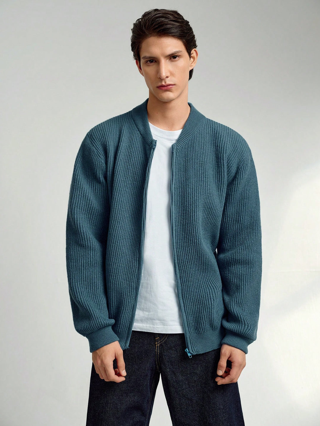 Cardigan SHEIN, albastru