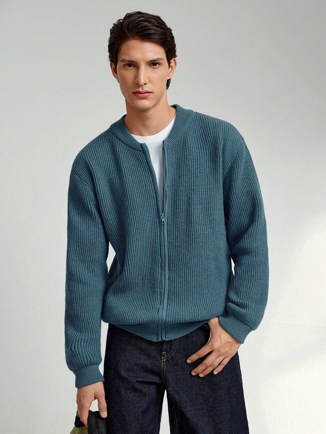 Cardigan SHEIN, albastru