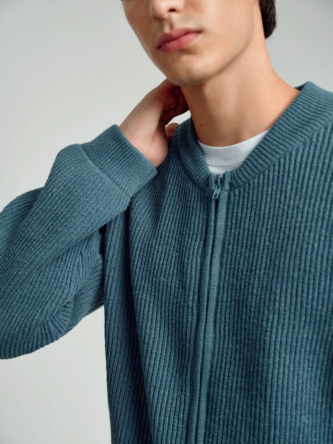 Cardigan SHEIN, albastru