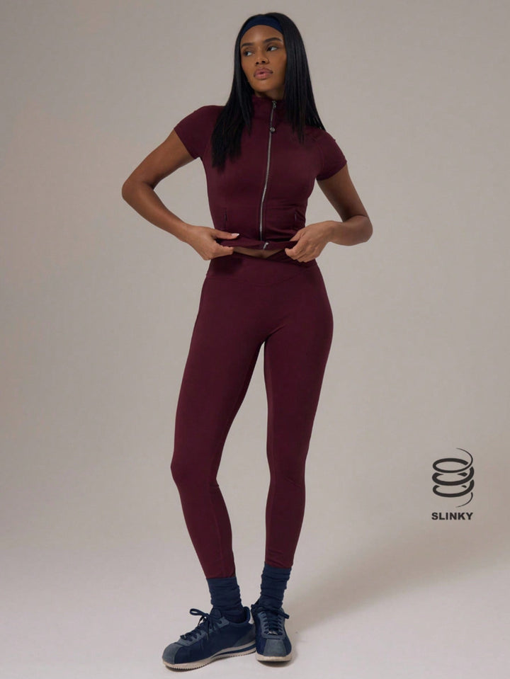 Pantaloni SHEIN, vișiniu