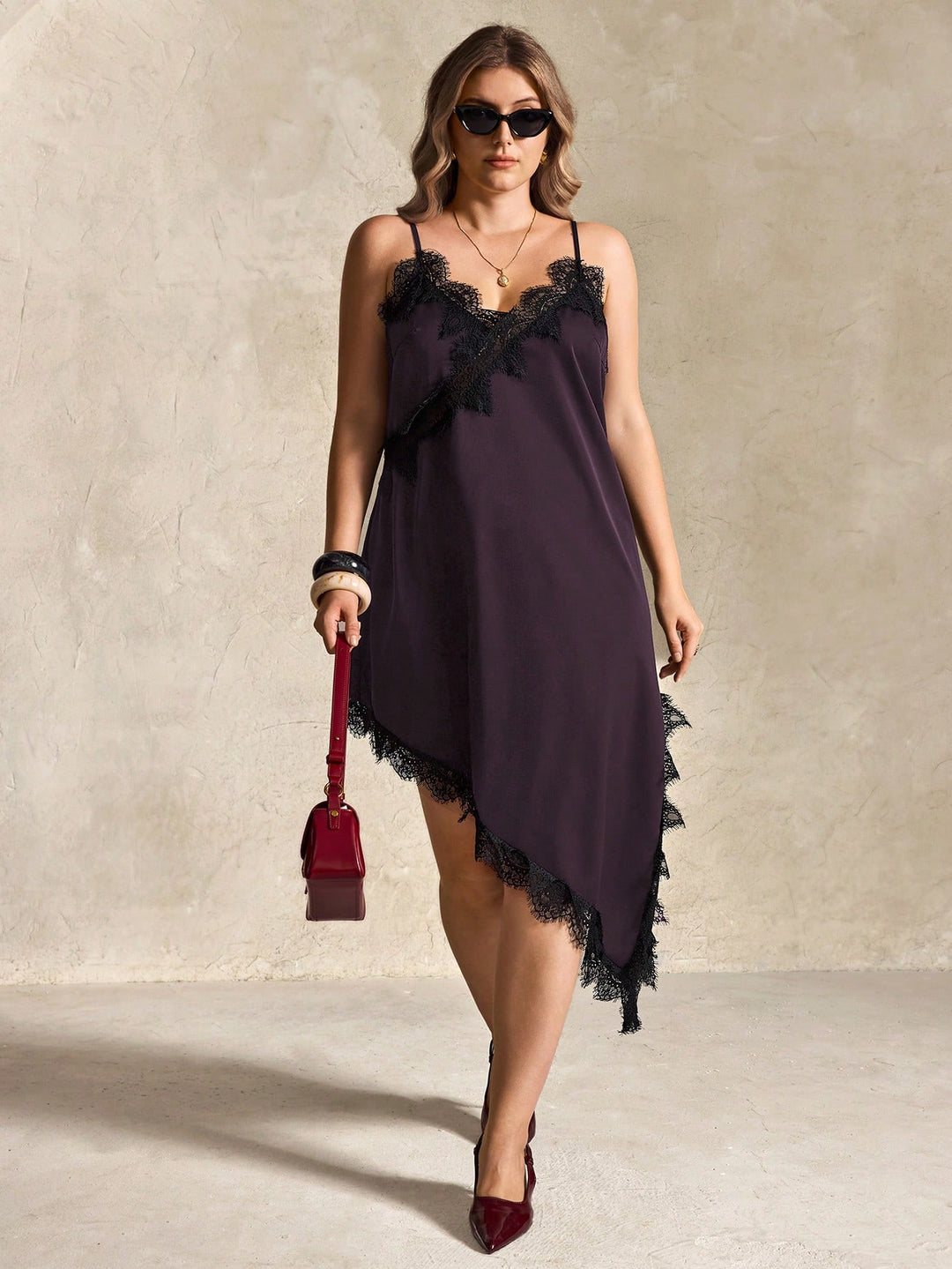 Rochie SHEIN, maro
