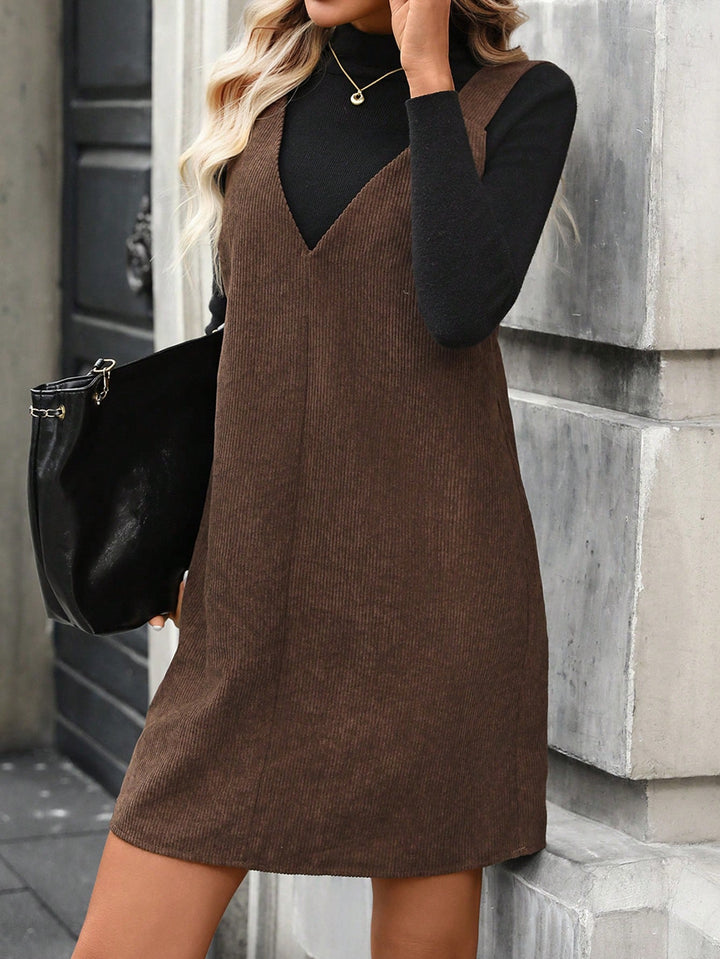 Rochie mini SHEIN, maro