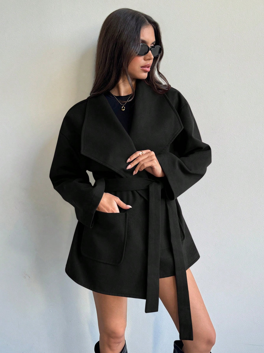 Palton SHEIN, negru