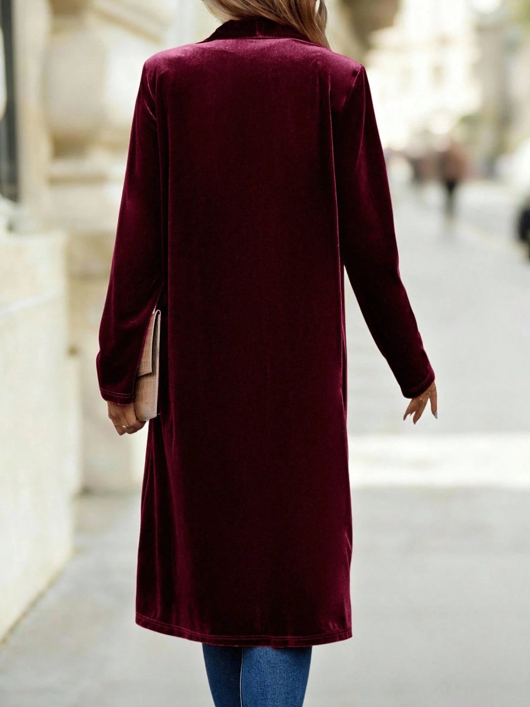 Cardigan SHEIN, vișiniu