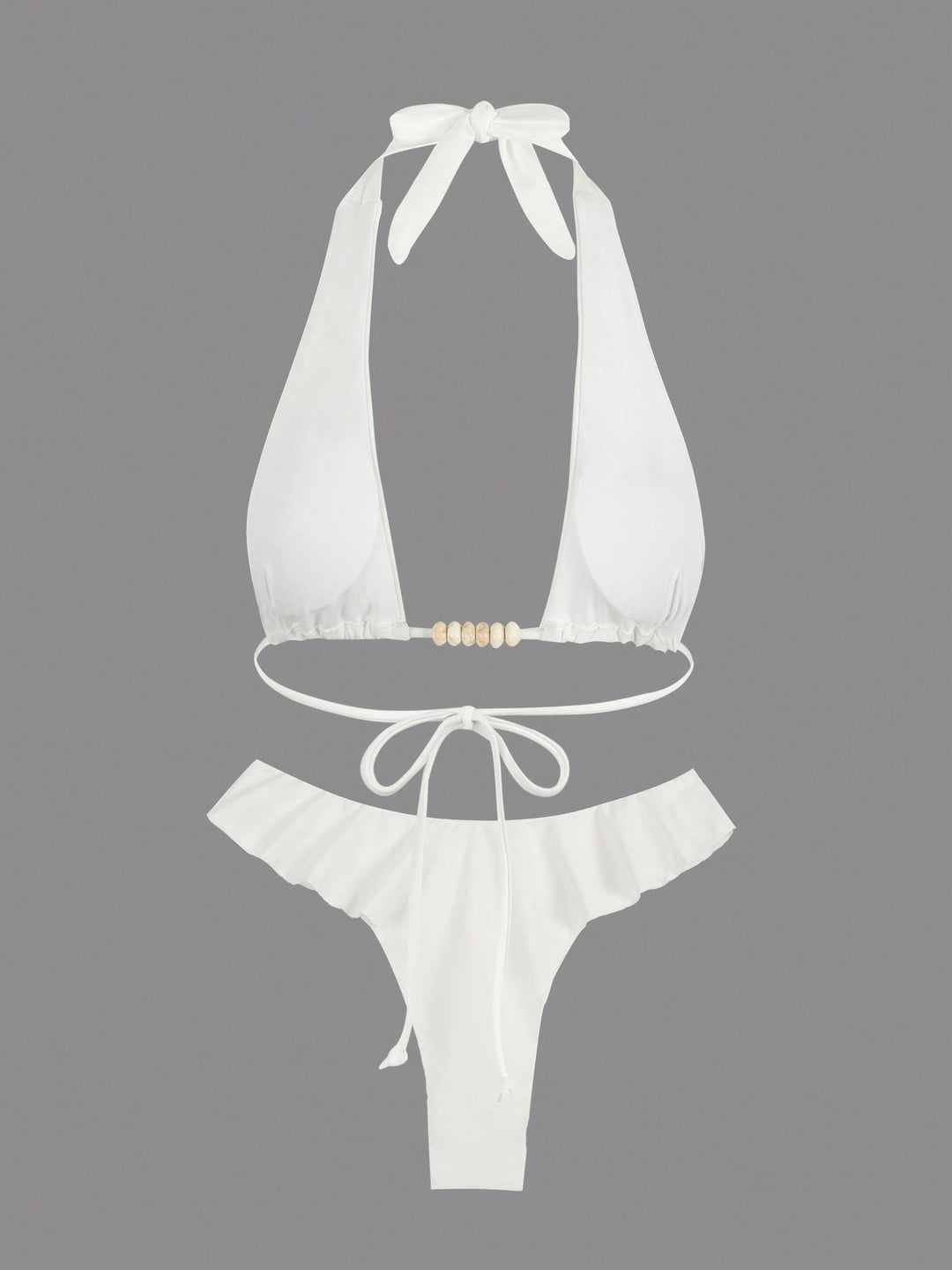 Set bikini SHEIN, alb