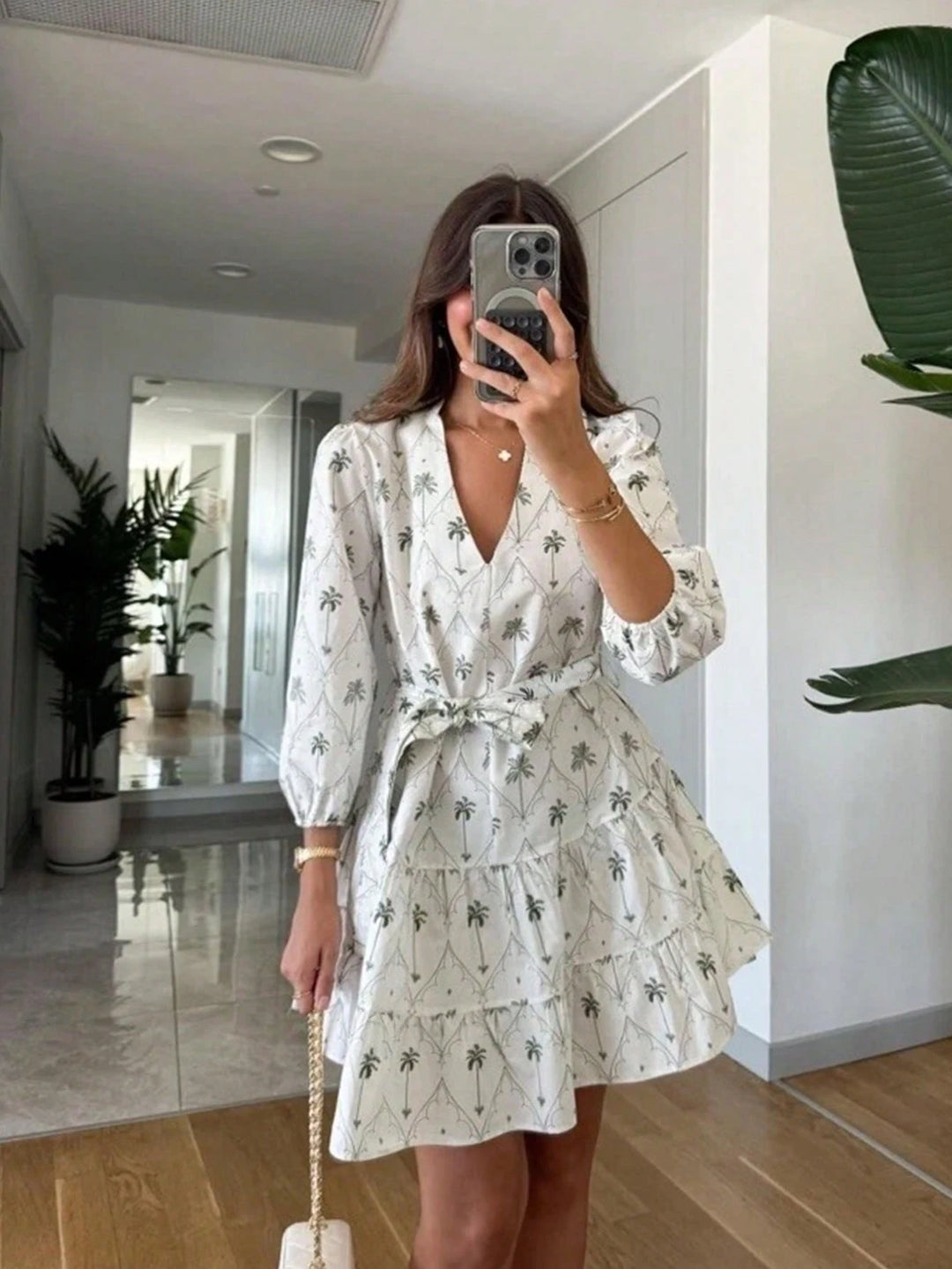 Rochie mini SHEIN, alb