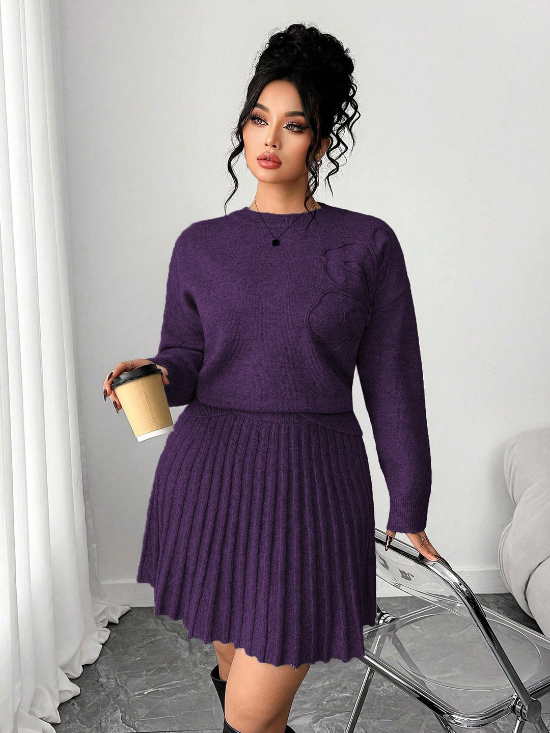 SHEIN, lila szett