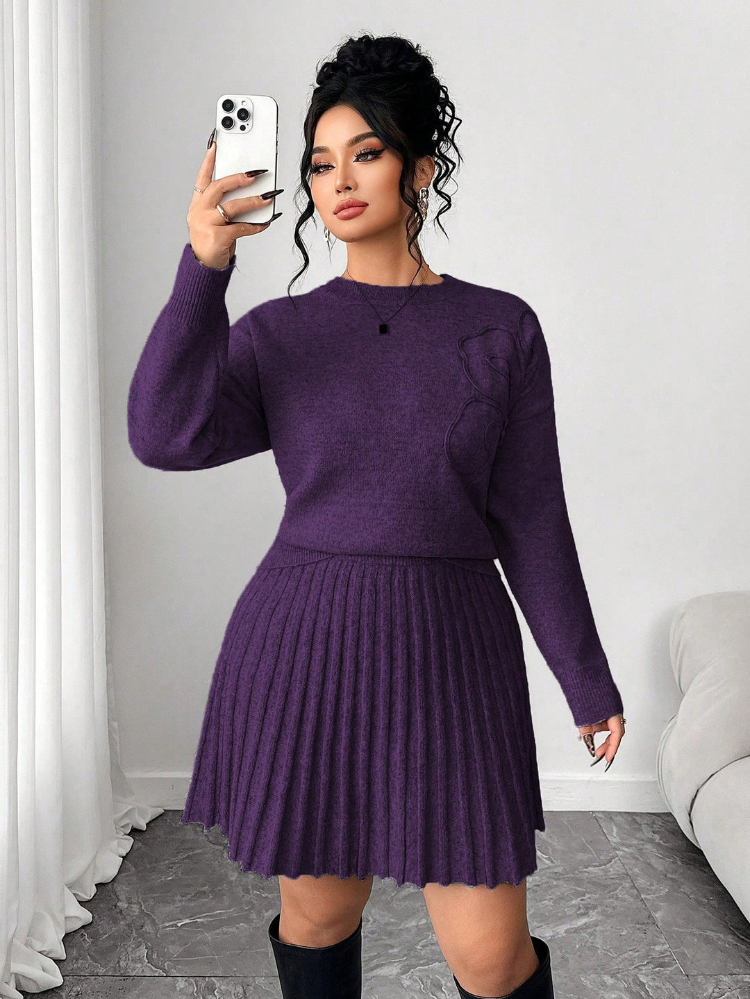 SHEIN, lila szett