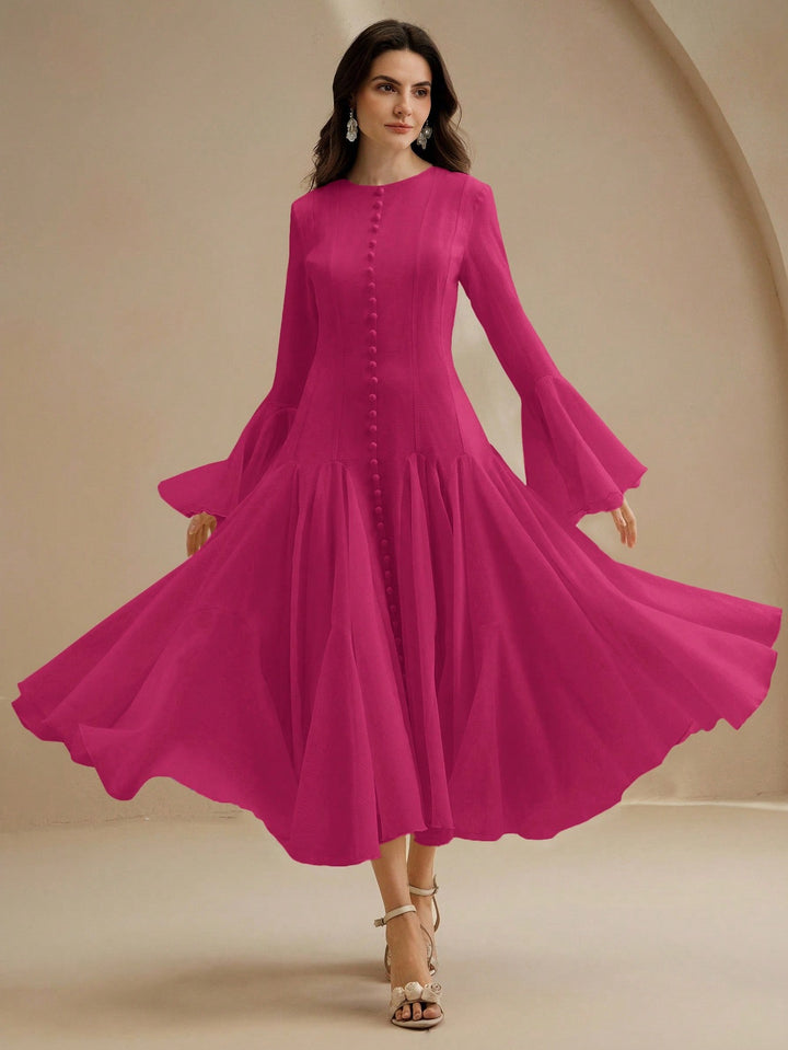 Rochie midi SHEIN, roz