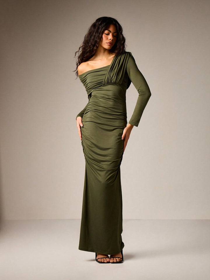 Rochie maxi SHEIN, verde