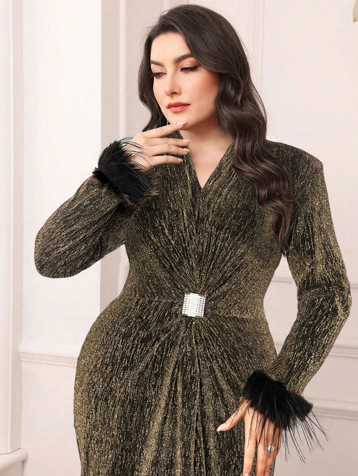 Rochie SHEIN, auriu