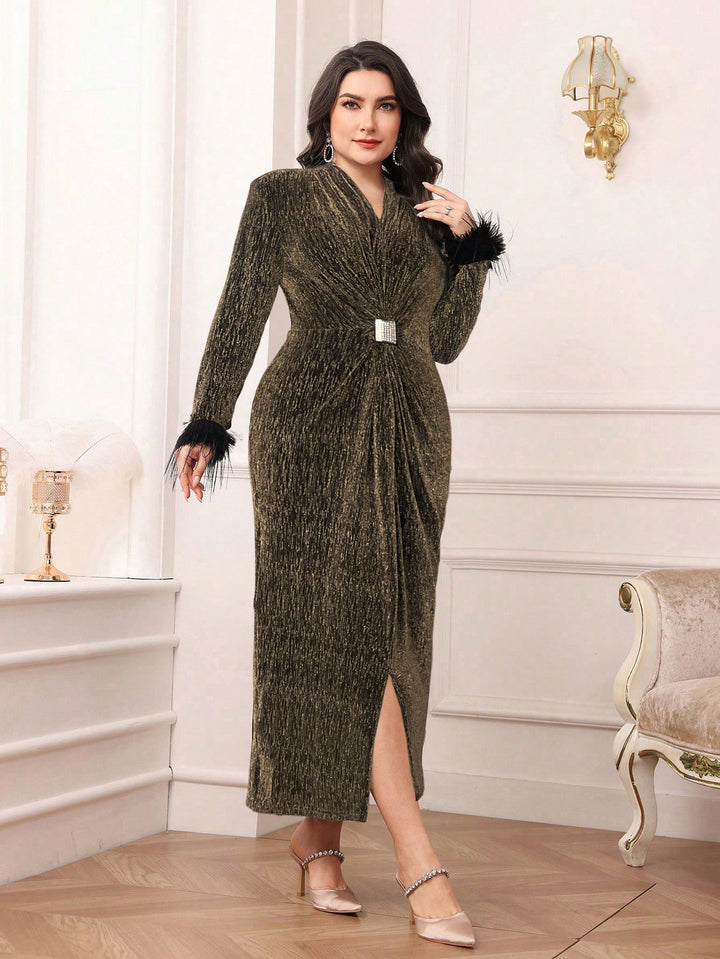 Rochie SHEIN, auriu