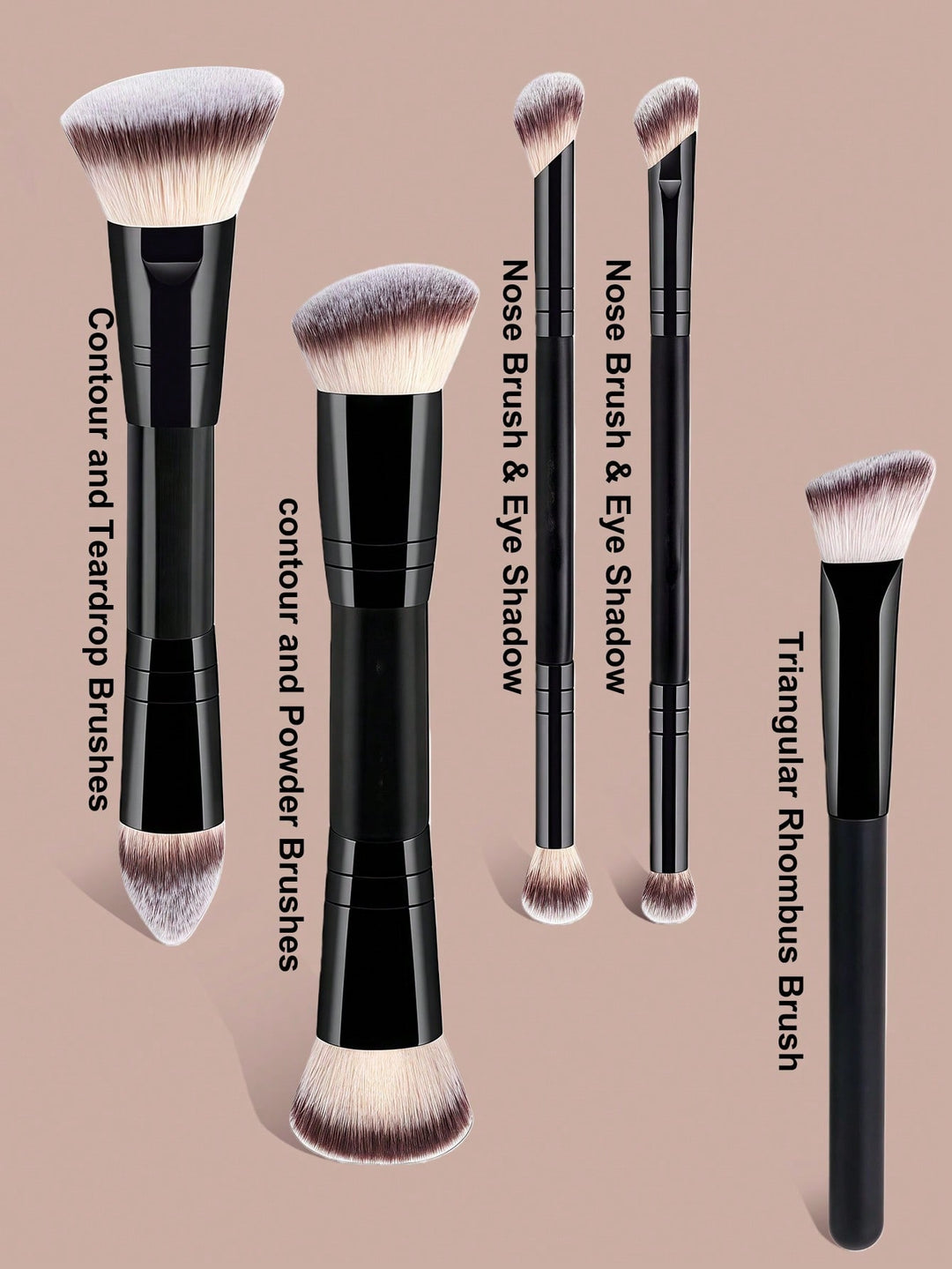 Set de perii SHEIN, negru