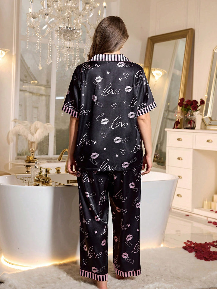 Set pijamale SHEIN, roz