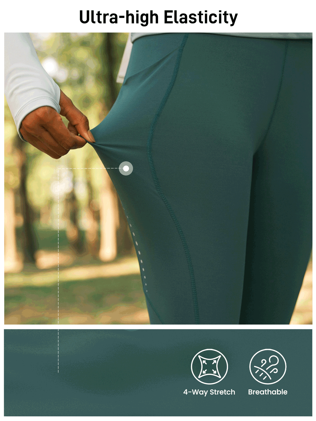 SHEIN leggings, zöld