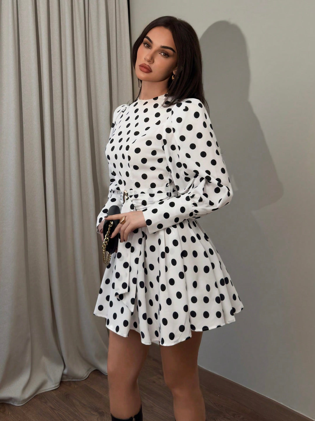 Rochie mini SHEIN, alb