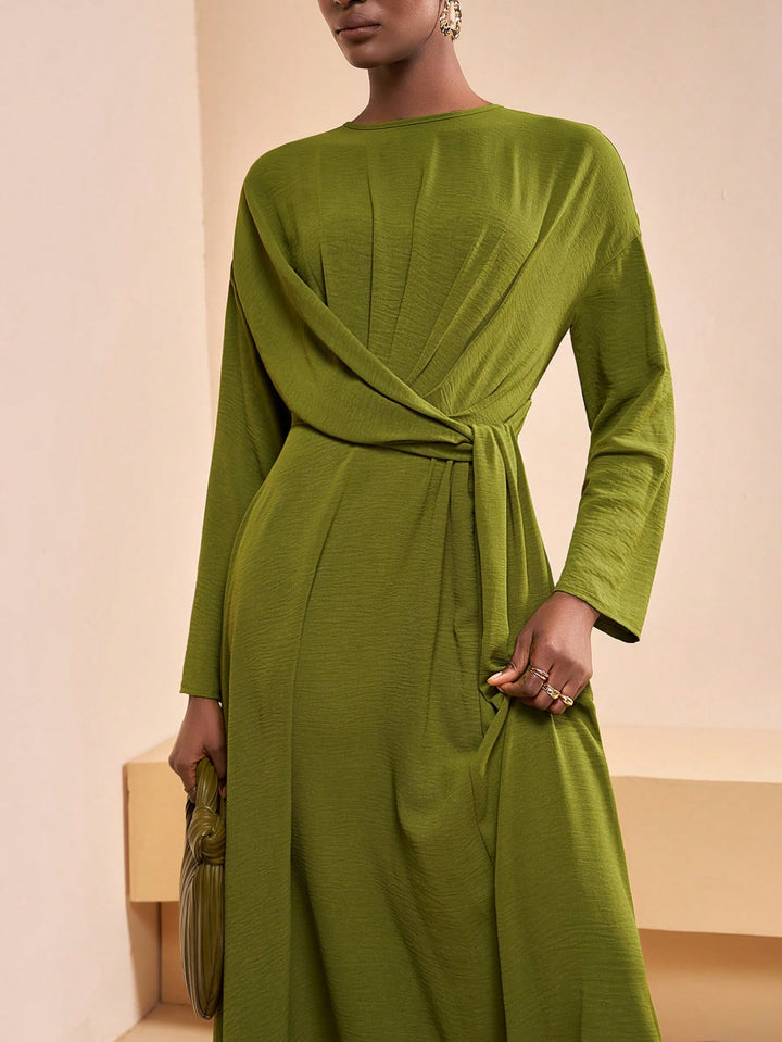 Rochie maxi SHEIN, verde