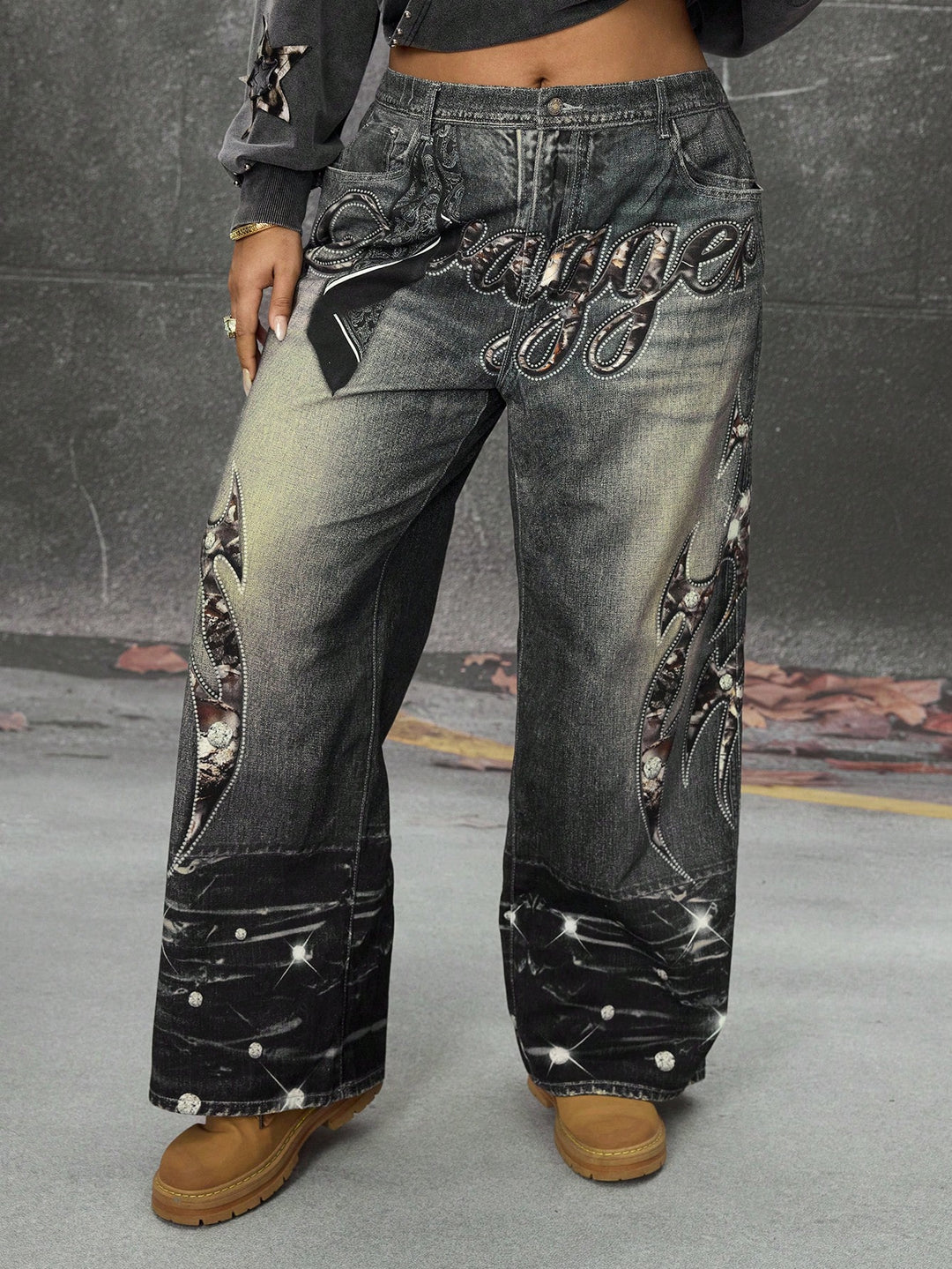 Jeans SHEIN, mix culori
