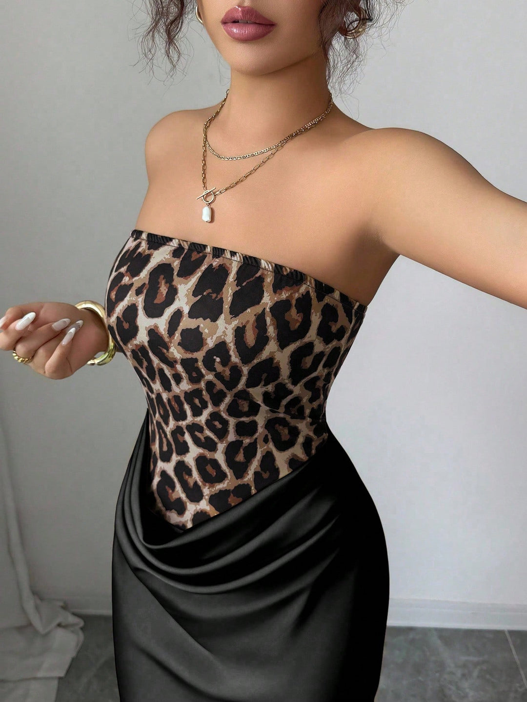 Rochie midi SHEIN, negru