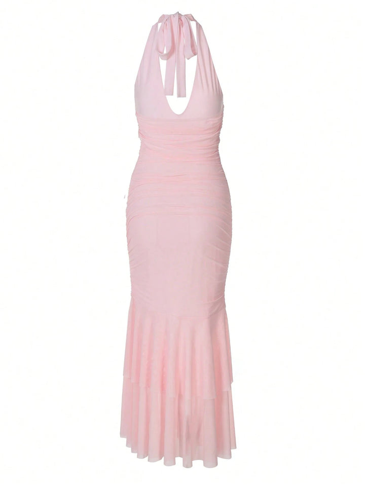 Rochie maxi SHEIN, roz