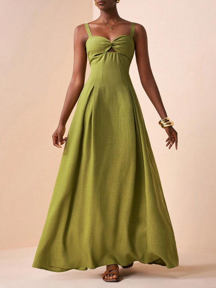 Rochie maxi SHEIN, verde