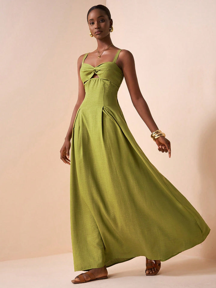 Rochie maxi SHEIN, verde