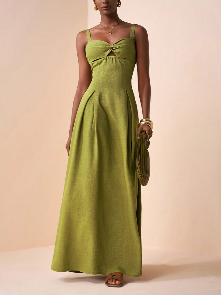 Rochie maxi SHEIN, verde