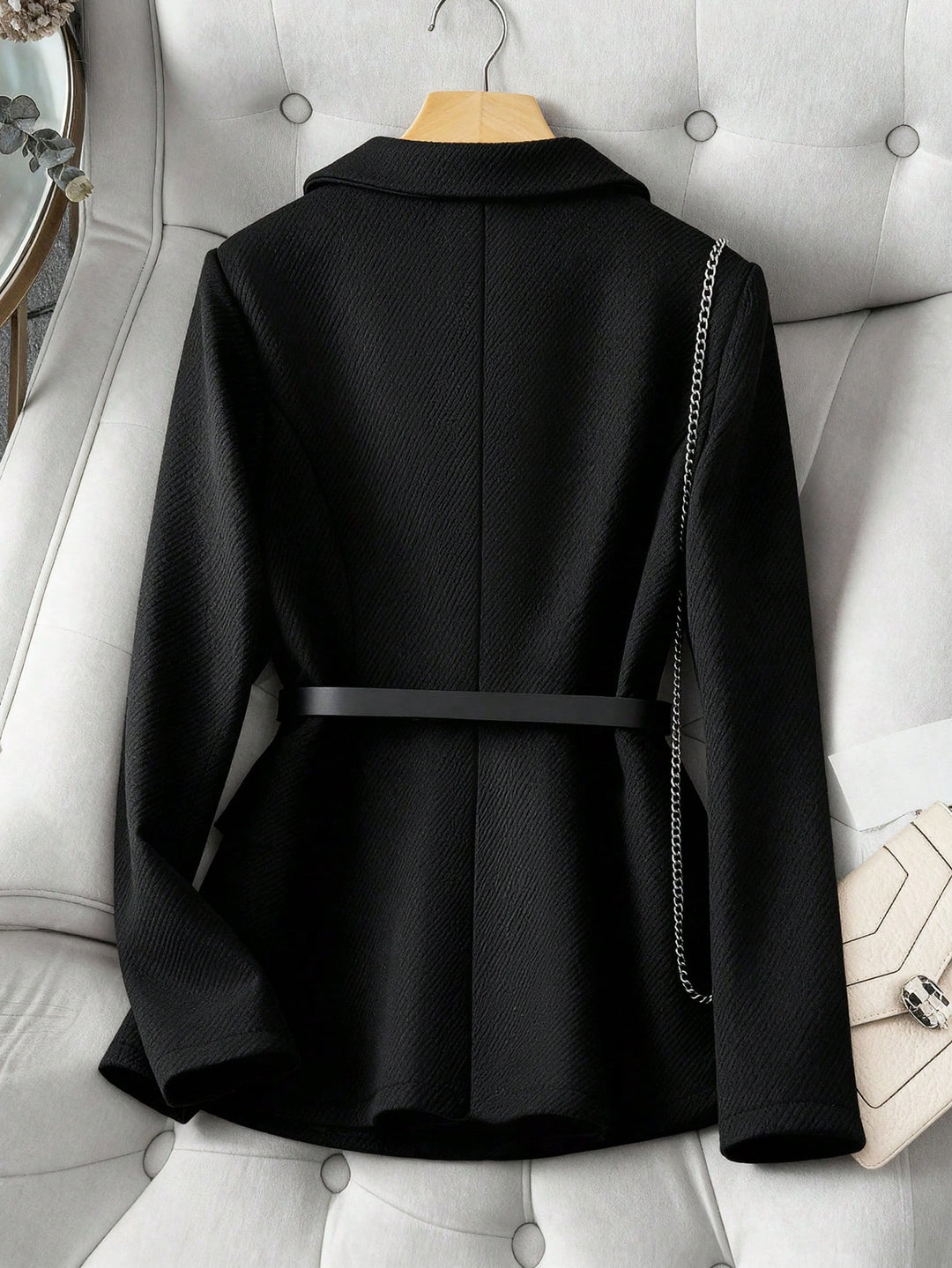 Sacou SHEIN, negru