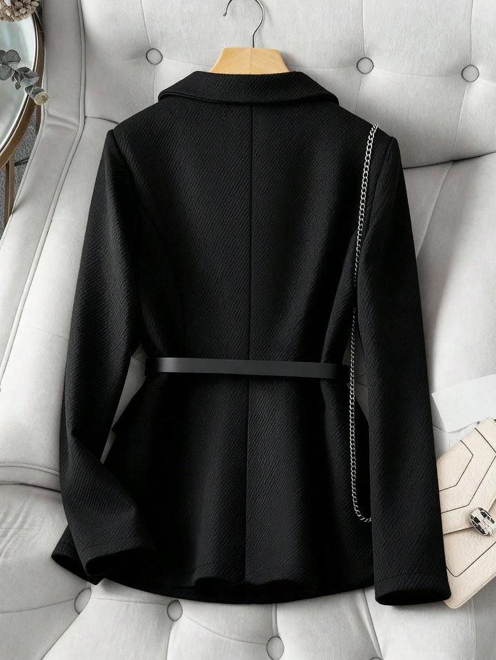 Sacou SHEIN, negru