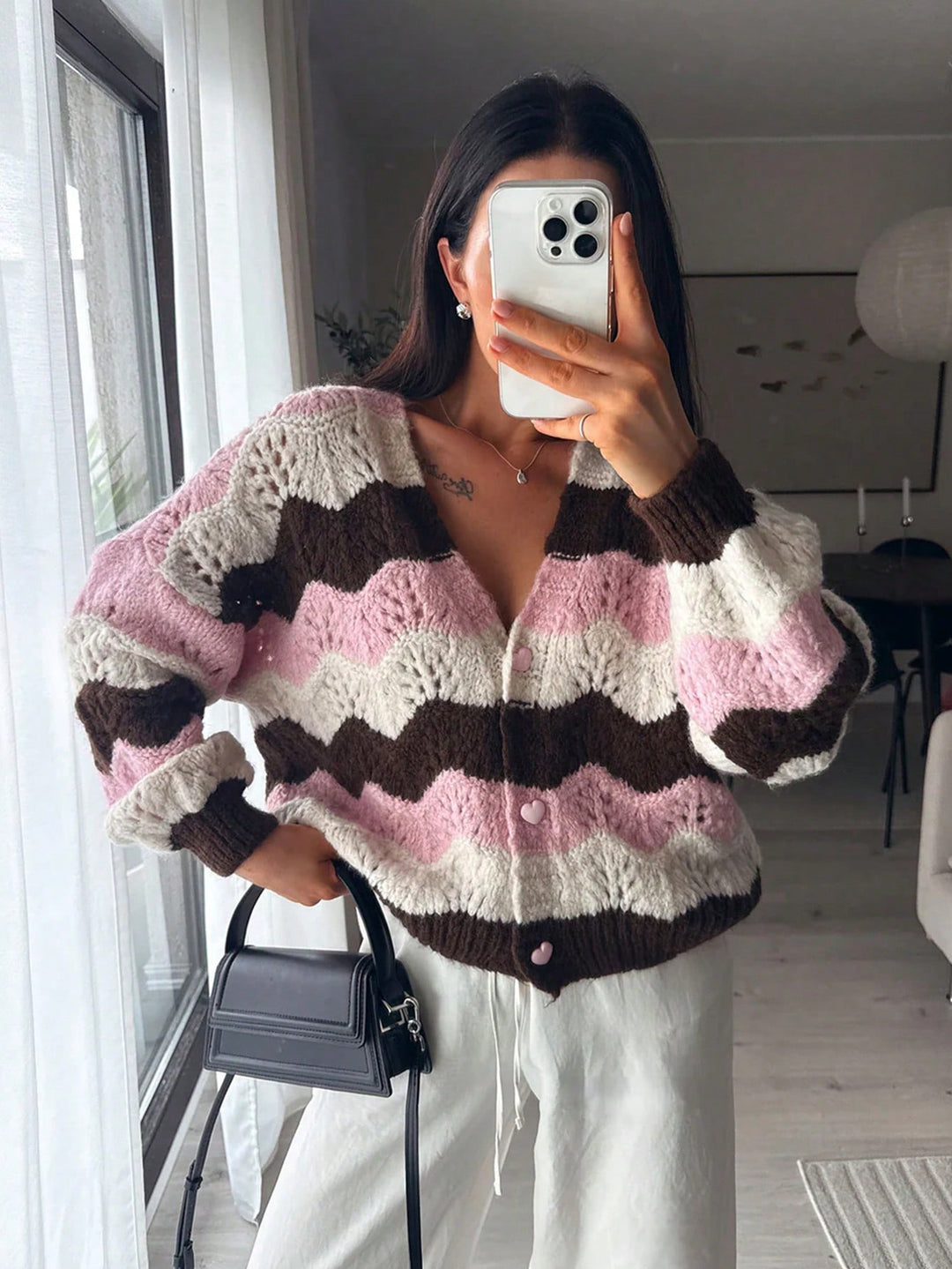 Cardigan SHEIN, roz
