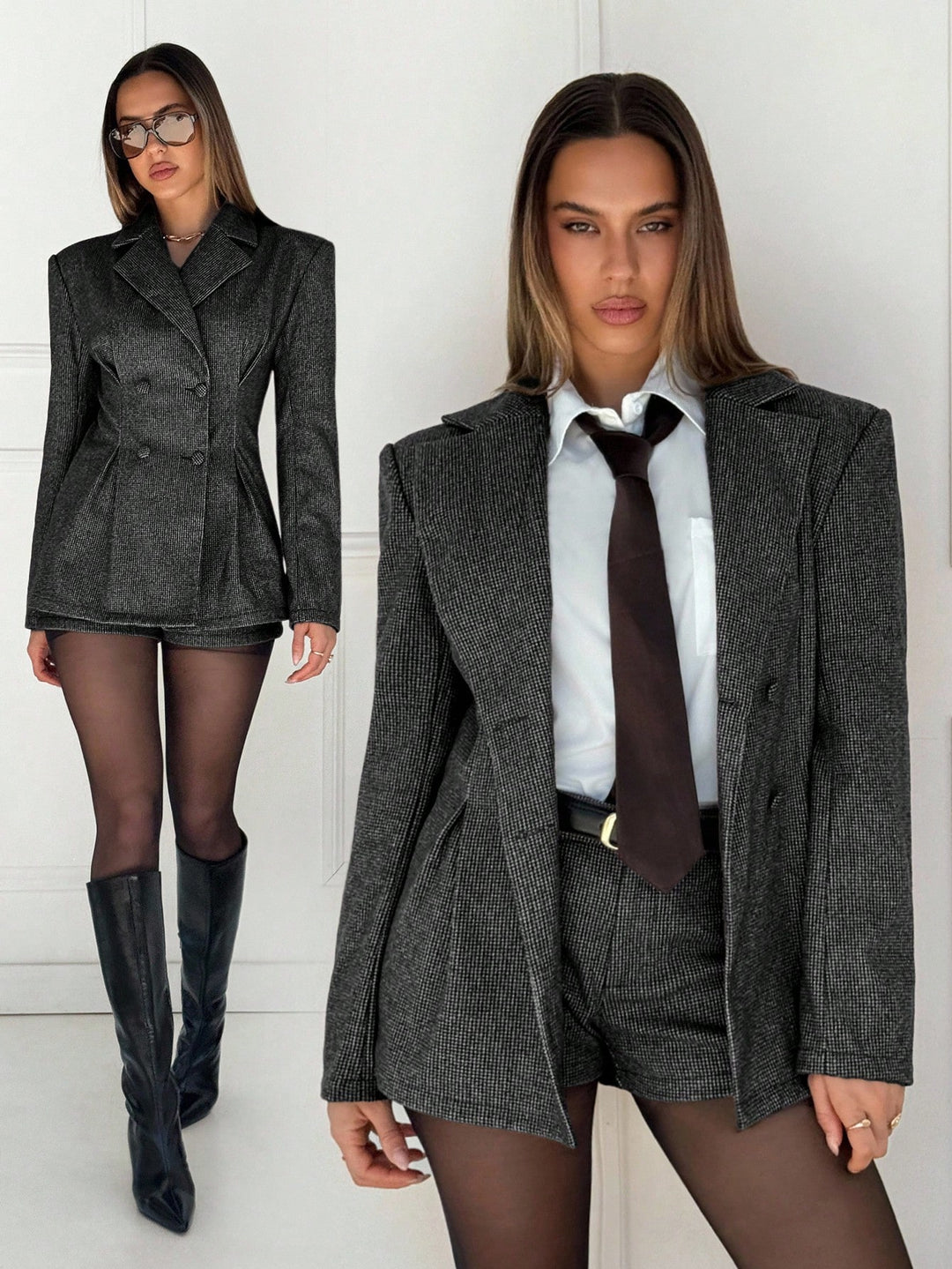 Costum SHEIN, negru