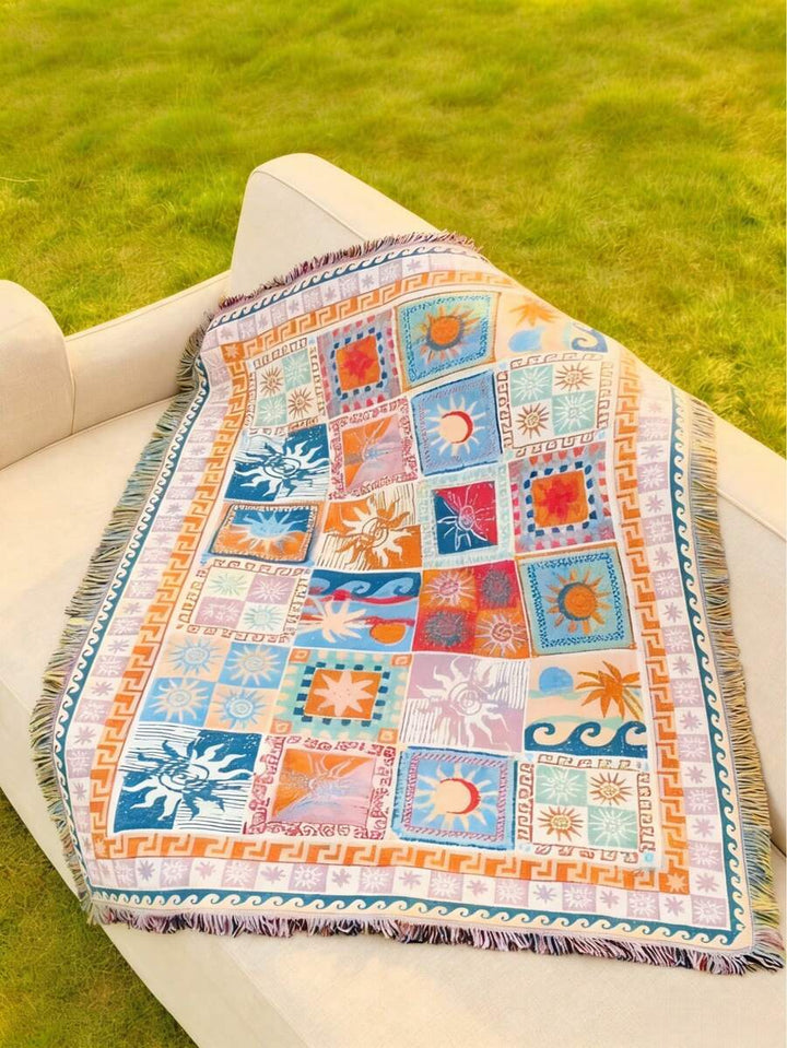 Covor pentru picnic SHEIN, mix culori