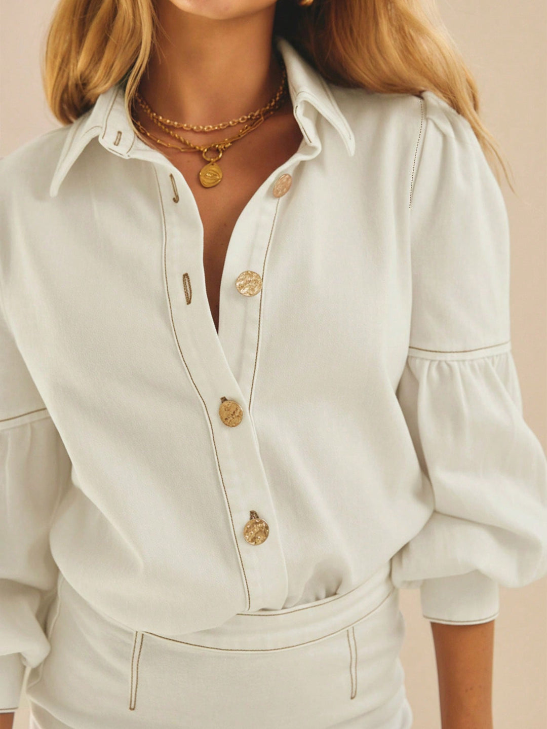 Top SHEIN, bej