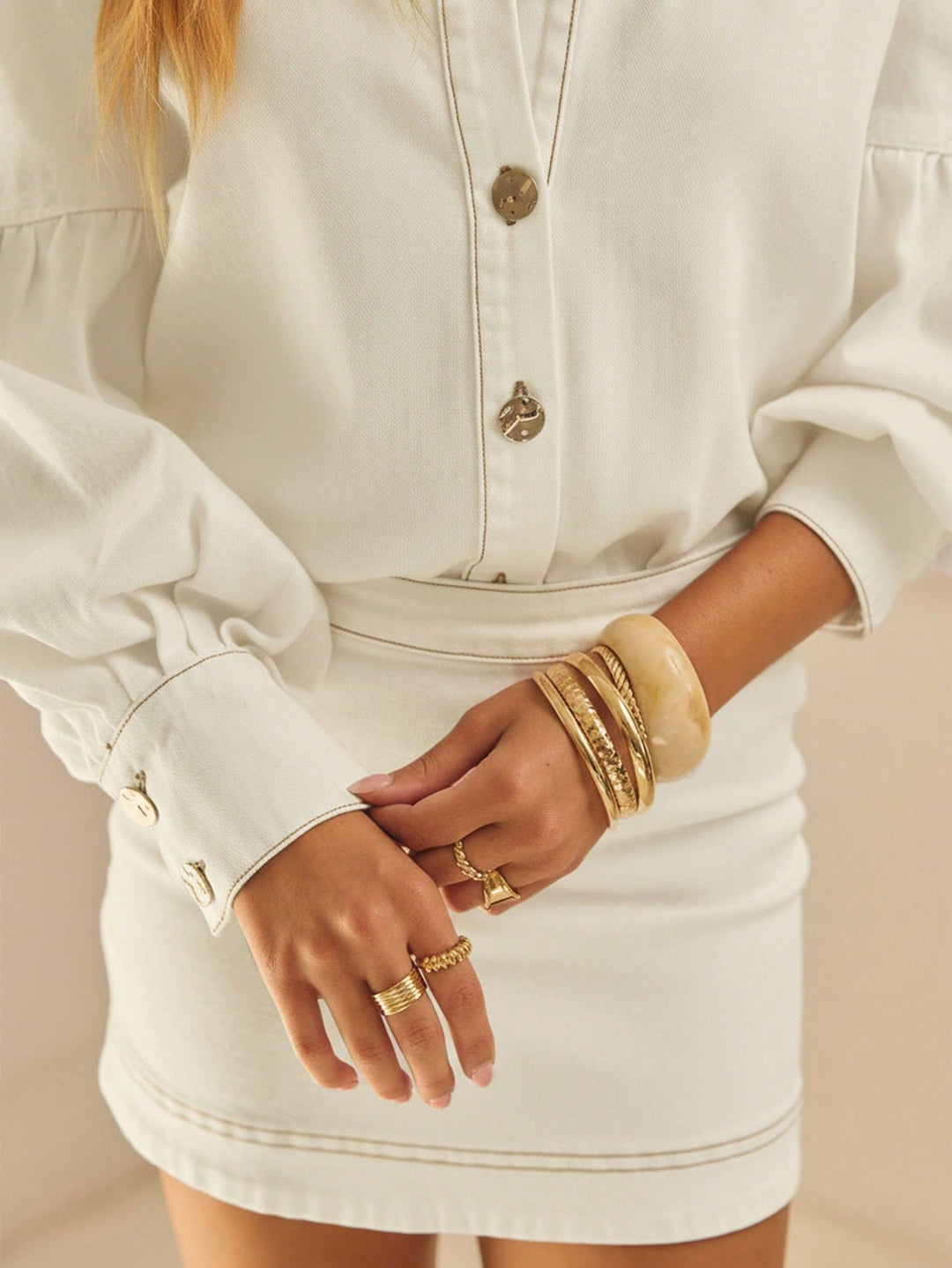 Top SHEIN, bej