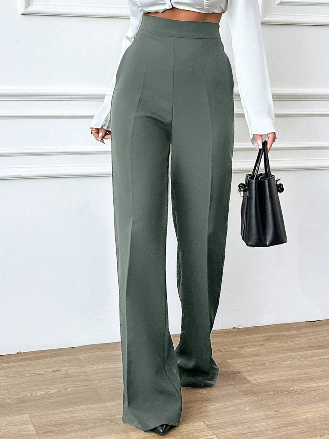 Pantaloni SHEIN, verde