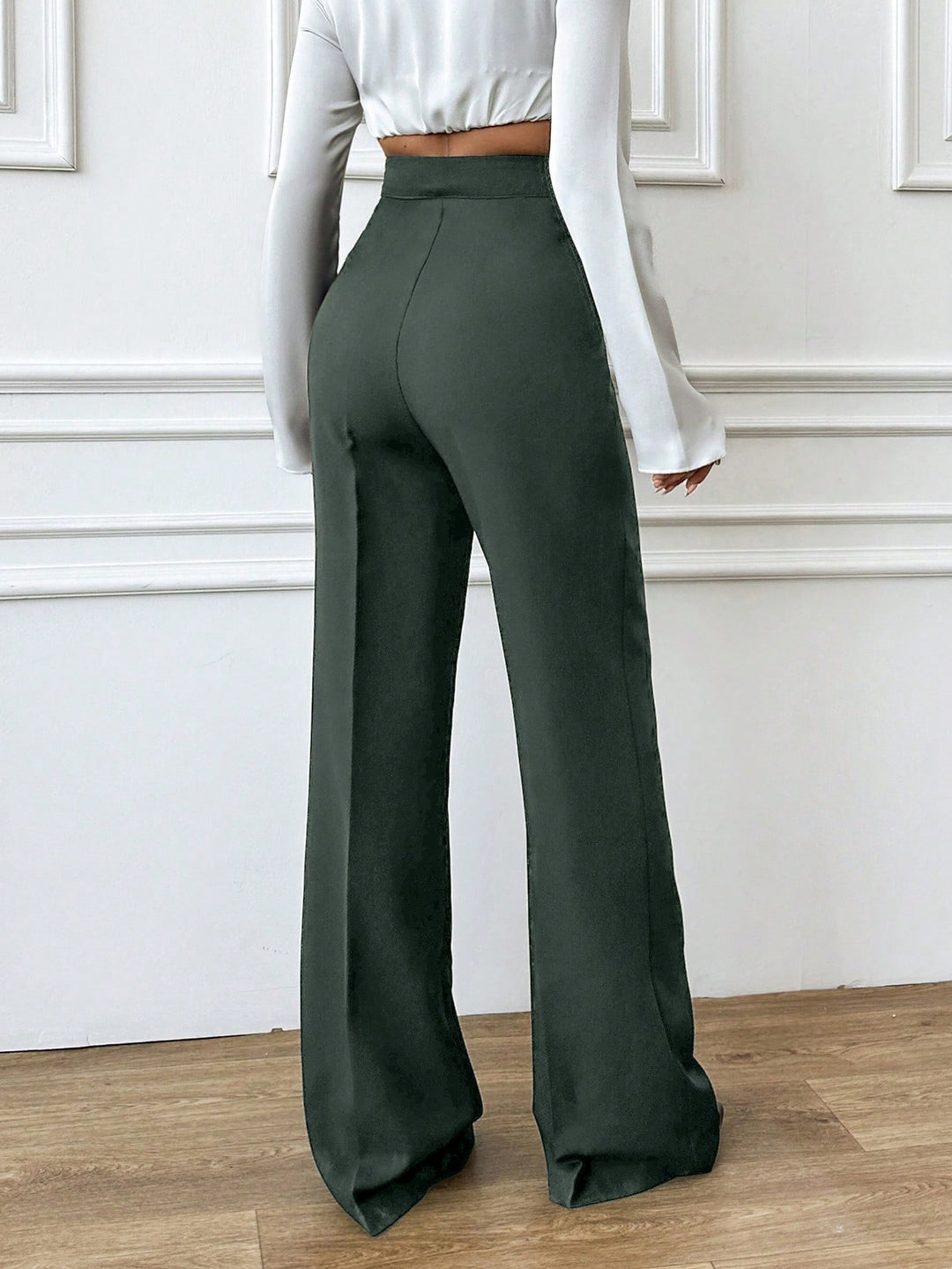 Pantaloni SHEIN, verde